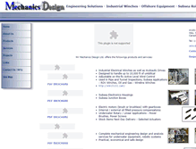 Tablet Screenshot of mechanicsdesign.com